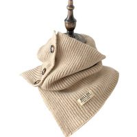 Écharpe cache-cou en tricot pour femme, douce et chaude, confortable, à enfiler, style tour de cou, pour l'automne et l'hiver, usage quotidien décontracté, OEM/ODM