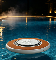Scène de pole dance flottante gonflable portable et pliable pour événements sur le bateau, la mer ou la plage