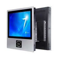 Panel PC industriel Android personnalisé de 12.1 pouces IP65 capacitif tactile NFC/RFID/QR lecteur de carte caméra/clavier/ouvert industriel