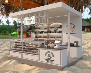 Tùy Chỉnh Cà phê, bánh & Snack kiosk cửa hàng bán lẻ & Mall hiển thị tủ chìa khóa trao tay cửa hàng nội thất giải pháp cà phê cửa hàng trang trí - Product Image 4