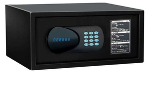 Coffre-fort électronique portable mini pour hôtel — Coffre-fort numérique et à clé avec compartiment de rangement dissimulé - Product Image 4