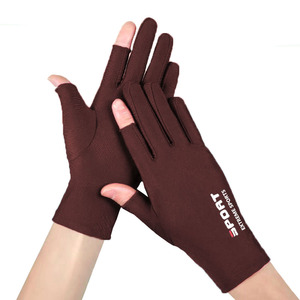 Ice Silk Fingerless <b>Gloves</b> Sun Protection Breathable Unisex For Driving Cycling Fishing Touchscreen Outdoor Sports - Product Image 4