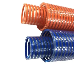 China Hersteller flexibler Kunststoff PVC strapazierfähiger spiralförmiger Wellenspritzer 3 4 5 6 8 10 Zoll Wassertompe Absaugschlauch Rohr
