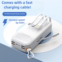 Offre Spéciale 2024 Chargeur portable 22.5W Batterie externe à charge rapide Affichage LED 20000mah Batterie au lithium Compatible USA UK