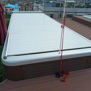 Cubierta de <span class=keywords><strong>Piscina</strong></span> Automática de Aleación de Aluminio de Alta Calidad, Personalizada, para Piscinas Elevadas, <span class=keywords><strong>Precio</strong></span> de Fábrica - Product Image 5