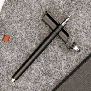 Stylo multifonction promotionnel 3-en-1 avec logo personnalisé, support de téléphone portable, stylet tactile souple et stylo bille 0,5 mm en plastique gel - Product Image 5