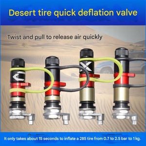 HOPM <span class=keywords><strong>Pneu</strong></span> désert TD06 - 64mm TD06 - 73.5mm Valve de dégonflage rapide de style court et long Vente à une unité - Product Image 2