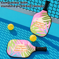 Funda acolchada para pala de pickleball con estampado completo, etiqueta con logo y color personalizado para programas de regalos para jugadores, fabricación personalizada.