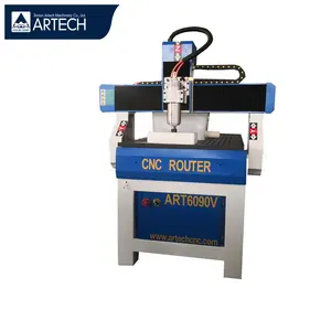 Ahşap akrilik için yükseklik hız MINI 6090 ağaç İşleme makinesi cnc router