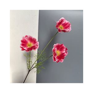 Flores de Amapola Artificiales Jinxi, Realistas, de Seda, para Decoración de Bodas y Hogar - Product Image 5