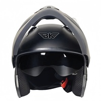 Nouveau casque de moto modulaire unisexe en ABS, fermeture rapide, double visière, toutes saisons