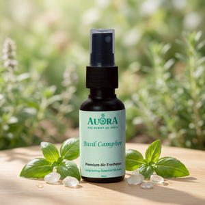 Ambientador en Aerosol con Aroma a Alcanfor y Albahaca, 30 ml, Premium, Larga Duración, Marca AUORA, Precio de Fábrica, Desodorante para Baño - Product Image 1