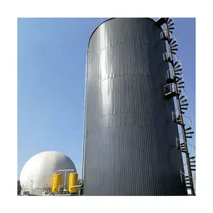 Biogas-Klär grube in Industrie größe mit Biogas reinigungs anlage