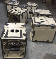GYIMPEX Audio Caisse Vide Étanche pour Subwoofer Passif Simple 18 pouces, pour Salles Scolaires, Hôtels et Utilisations Intérieures