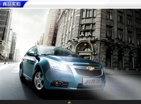 AKD voiture style pour Chevrolet Cruze 09-16 Longding phare assemblage lentille pleine LED ange oeil xénon lampe double U modification