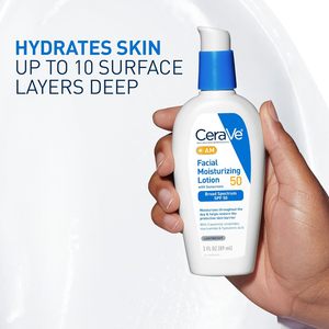 Loción Hidratante Facial wholesaleAM con SPF 50, Crema Facial de Amplio Espectro con Protector Solar, Ligera para Uso Diario, 3 Fl Oz - Product Image 5