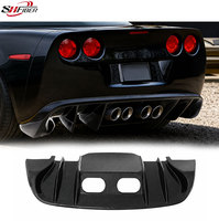 Diffuseur arrière en fibre de carbone, adapté pour la modification de la Corvette C6 2005-2013, fournisseur en gros de diffuseurs arrière en fibre de carbone sèche.