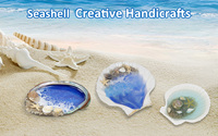 Plateau à bagues pour filles, décoration de coiffeuse, thème plage, étoile de mer, vagues, ornement de Noël, souvenir artisanal pour les fêtes