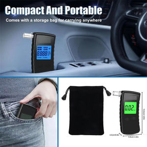 Éthylotest numérique portable haute précision avec capteur semi-conducteur, 32 enregistrements et écran rétroéclairé - Product Image 2