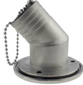 Nouveau réservoir de carburant pour <span class=keywords><strong>bateau</strong></span> marin en acier inoxydable poli miroir, remplissage d'eau, col de remplissage incliné, <span class=keywords><strong>bouchon</strong></span> sans clé de 1 1/2 pouce - Product Image 5