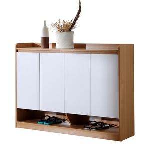 Estantes de zapateros blancos inteligentes, armarios, <span class=keywords><strong>muebles</strong></span>, puertas modernas de madera - Product Image 3
