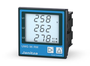 <span class=keywords><strong>Janitza</strong></span> <span class=keywords><strong>UMG96RM</strong></span>-E-RCM เครื่องวิเคราะห์พลังงานอเนกประสงค์พร้อมอีเทอร์เน็ตและ RCM - Product Image 1