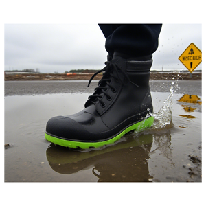 Botas de Seguridad de PVC con Cordones, Resistentes al Agua, a los Ácidos y a los Pinchazos, con Puntera de Acero, Certificadas por la CE - Product Image 6
