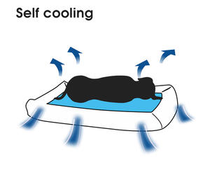 Petstar-cojín ortopédico doble para cama de Mascota, esponja de Gel fresco, autoenfriamiento, con mango, OEM - Product Image 4