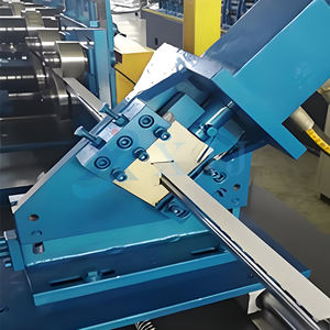 Té en grille Té principal Té croisé Rouleau formant la machine Faux cadre en acier en métal Plafond t Grille faisant la machine - Product Image 5