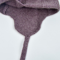 Bonnet d'hiver en laine tricoté avec cache-oreilles, doublure polaire chaude, style aviateur pour femme, avec cordons de serrage et face texturée – Vente en gros