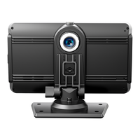 Autoradio portable BQCC 7 pouces avec écran IPS, lecteur MP5, Carplay, Android, caméra intégrée, Mirrorlink, BT, commande vocale AI, USB, autoradio Android B300R