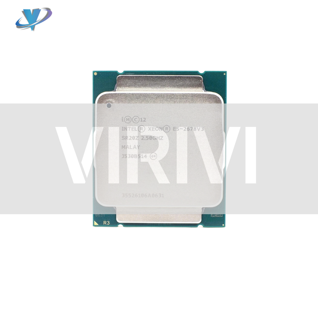 E5-2678V3 Xeon Processor 12 Cores 2.50GHz 30MB Cache LGA2011-3 120W TDP Server