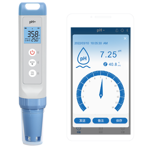 La aplicación móvil proporciona 4 tipos de pantalla de medición 7 en 1 Tds/<span class=keywords><strong>ec</strong></span>/salinidad/TEMP/ORP/RES/pH Metros Pluma probador de calidad del agua - Product Image 5