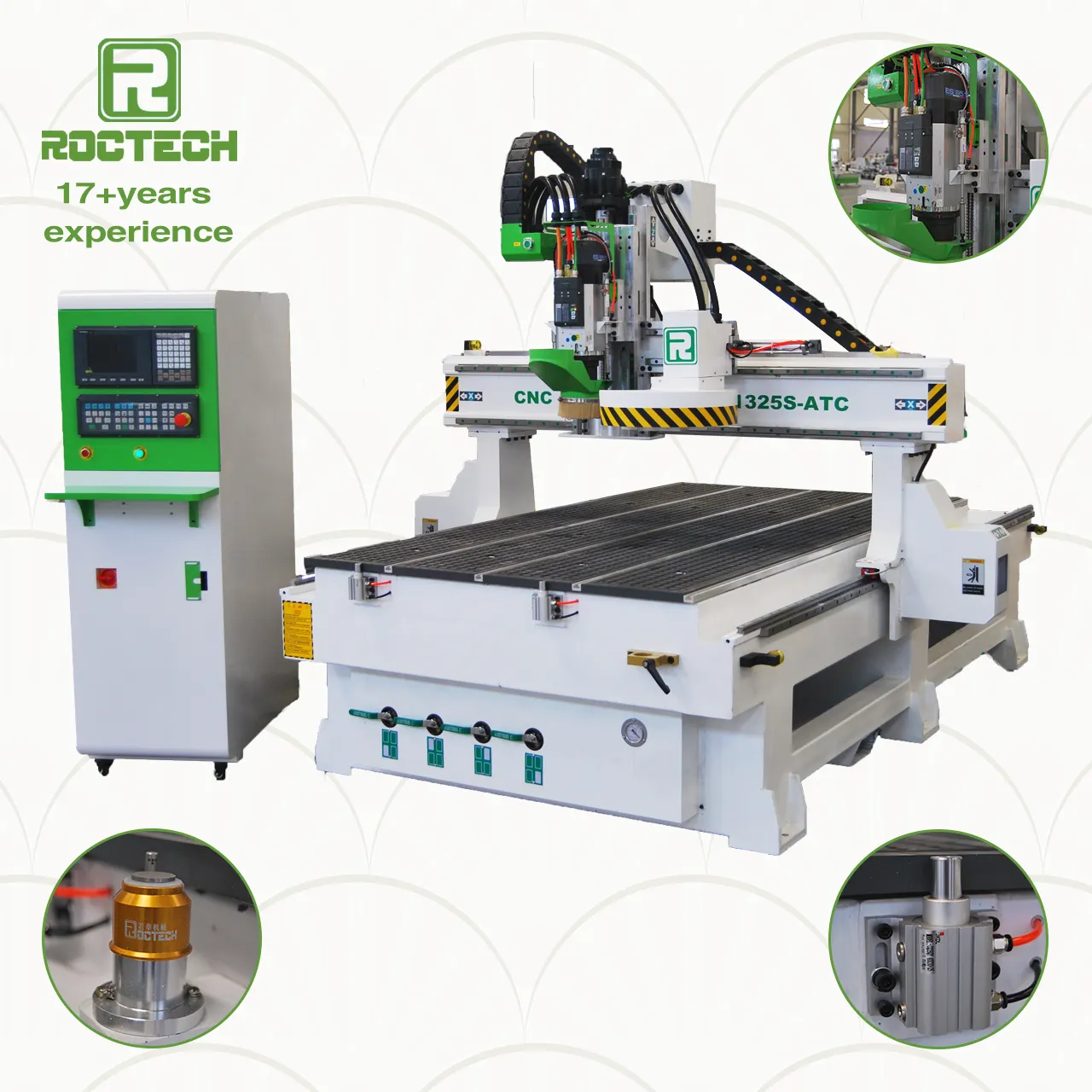 Sıcak satış kaliteli atc cnc router 1325 ahşap kesme makinesi ağaç işleme makineleri ile atlıkarınca aracı değişim ahşap yönlendiriciler