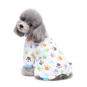 Piyama Anjing Lucu dan Menggemaskan, Bahan Katun Lembut, Pakaian Anjing Musim Dingin, Jumpsuit Hewan Peliharaan untuk Anjing Kecil - Product Image 2