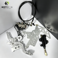 Kit de frein à pied KOTORQ pour Surron Light Bee X LBX Ultra Bee, étrier double, conversion de frein arrière, pièces CNC pour moto électrique tout-terrain