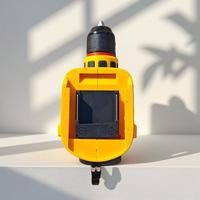 Perceuse à percussion sans balais 21V - Haute efficacité, réversible, trois vitesses, couple élevé, pour perçage du béton, rechargeable