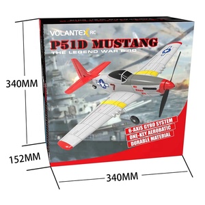 เครื่องบินบังคับวิทยุ Volantex P51 Mustang ขนาด 400 มม. แบบ RTF 4CH สำหรับผู้ใหญ่และเด็ก รุ่น Park <span class=keywords><strong>Flyer</strong></span> P51 761-5 - Product Image 6