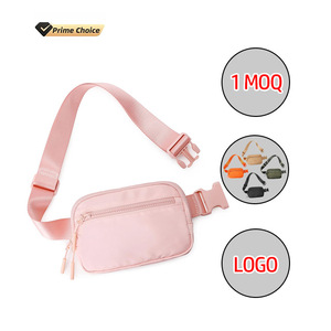 Mini riñonera unisex para entrenamiento, correr y senderismo, bolsa de pecho LULU personalizada con correa ajustable y patrón de frutas, suministro al por mayor - Product Image 1