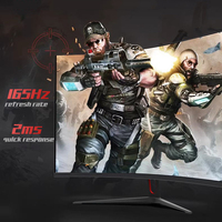 Moniteur 32 34 pouces incurvé sans bordure, moniteur professionnel 2K 4K pour jeux, moniteur LCD pour PC avec VESA