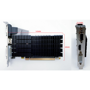 ใหม่สำนักงานเดสก์ท็อปกราฟิกการ์ด 2GB DDR3 64-บิตหน่วยความจำ/เอาต์พุต DVI/VGA PCIe X16 พัดลม R5 230 GPU กราฟิกประสิทธิภาพสูง 2GB - Product Image 2