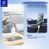 Grosir kabel pengisian daya Cepat USB Tipe C IOS 3A USB ke 8PIN mikro tipe-c pengisi daya ponsel kabel tanggal untuk IPhone