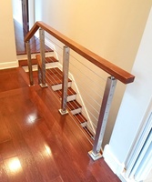 Garde-corps en câble pour escalier YL, garde-corps en acier inoxydable à bas prix
