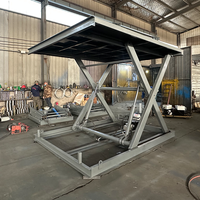 Plateforme élévatrice hydraulique pour centres logistiques, table élévatrice à ciseaux