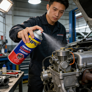 <span class=keywords><strong>Dégraissant</strong></span> pour corps de papillon et carburateur 450ml – Nettoyant carburateur et starter pour l'entretien automobile - Product Image 6