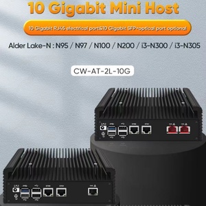 คอมพิวเตอร์ไฟร์วอลล์ Topton Solid พร้อม Intel I3 N305/N100, พอร์ต LAN 10G 2 ช่อง/1 ช่อง, SFP+ 2 ช่อง, พอร์ต 2.5G I226-V 2 ช่อง, มินิพีซี NVMe, SATA 2 ช่อง, รองรับ Proxmox, NAS, เซิร์ฟเวอร์สำหรับใช้งานที่บ้าน - Product Image 2
