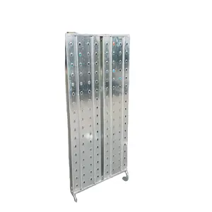 Fábrica OEM alta qualidade preço barato atacado Metal Steel dual-boards Planks aço escada peças