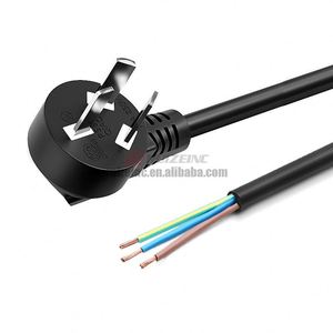 0.75平方米<span class=keywords><strong>3</strong></span> m纯铜国标电源线三芯插头线尾部裸铜线冰箱电缆 - Product Image 1