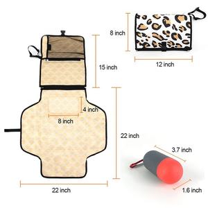 Almohadilla cambiante portátil 3 en 1 fácil de lavar para bebé para bolsa de almacenamiento de registro de Baby Shower - Product Image 3