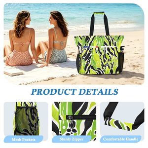 Bolsa de Playa Grande Personalizada, Impermeable, con Bolsillos Interiores y Bolsillos Laterales de Malla - Product Image 2